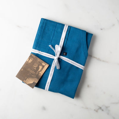 Gift Packaging Server Half Apron Sky Blue with Ice Straps Men or Women Sky Blue Waist Reluctant Trading