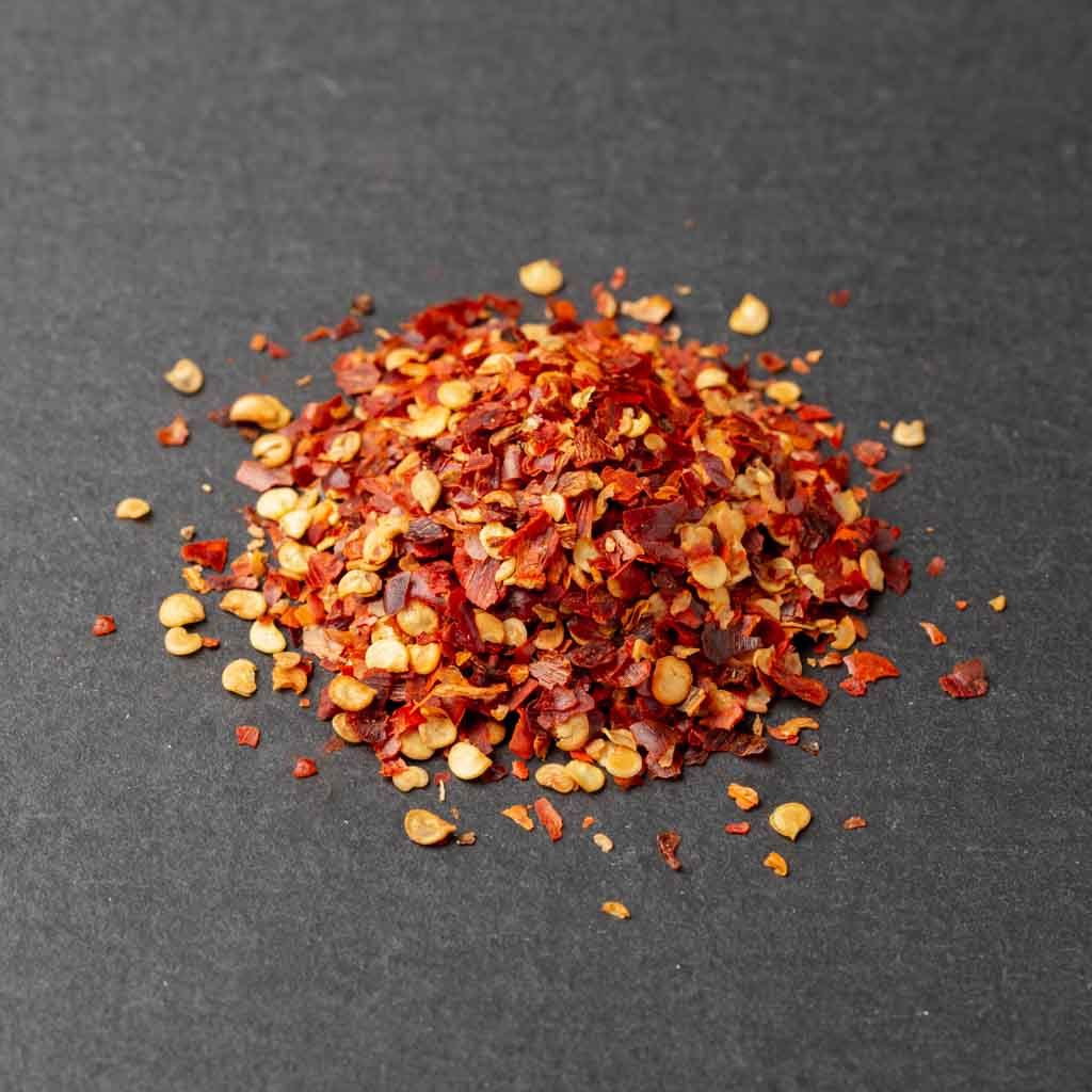 Crushed Red Pepper Flakes Guntur India Small Batch 