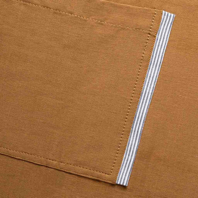 Cross-Back Chef Apron, Ochre with Black Straps, Men and Women-[Reluctant Trading Experiment]-