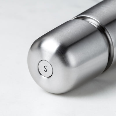 Jesper Stainless Steel Salt or Pepper Mill, 4.4”h-CrushGrind-The Reluctant Trading Experiment